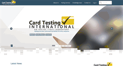 Desktop Screenshot of cardtest.com